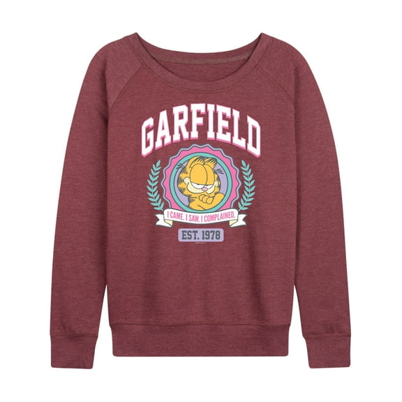Garfield - Collegiate - Women's Lightweight French Terry Long Sleeve Shirt