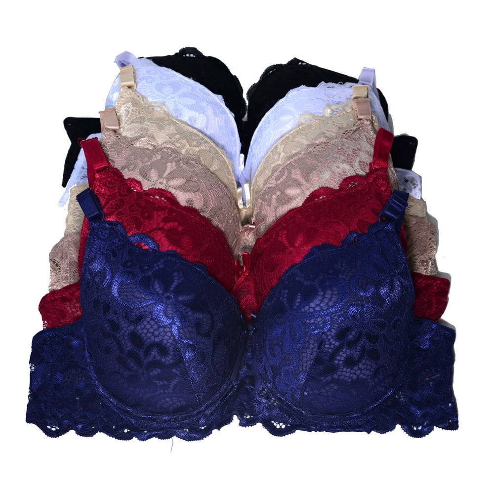 Ellies Intimate Women Bras 6 Pack of Bra A cup B cup C cup D cup DD