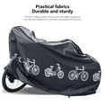thumbnail image 4 of Yunuuuoa 1 Packs **Waterproof Bike Cover Motorcycle Rain Cover UV Protection Outdoor All-Weather Durable Lightweight Polyethylene Storage Travel Dustproof**, 4 of 6