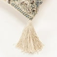 thumbnail image 4 of Rizzy Home Distress Printed With Recycled Yarn Accents Cotton Decorative Throw Pillow Cover, 20"x20", Blue/Tan, 4 of 5