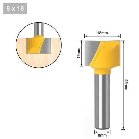 

GLFILL 8Mm Cleaning Bottom Engraving Bit Router Bit Woodworking Cnc Milling Cutter