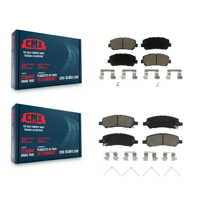 CMX Front Rear Ceramic Brake Pads Kit for Car 2013-2016 Dodge Dart KCX-100436