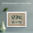 thumbnail image 4 of La Crosse Technology Atomic Digital White & Champagne Contemporary Clock, 512-14937-Int, 4 of 9