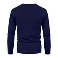 thumbnail image 3 of Handshe Men's Stylish Solid - Color Pocket Button Knit Cardigan Sweater Jacket, 3 of 7