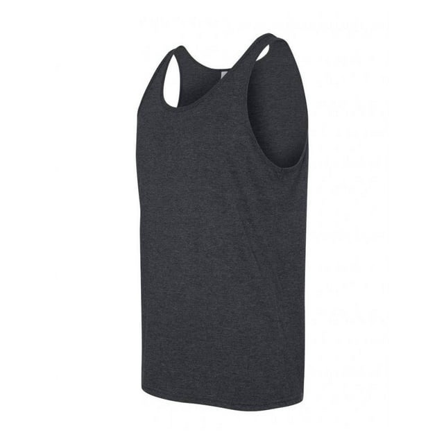 Unisex Jersey Tank - Dark Grey Heather - Small