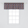thumbnail image 2 of Ambesonne Autumn Window Valance, Doodle Forest, 54" X 18", Multicolor, 2 of 3