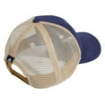 thumbnail image 2 of Adidas Men's Relaxed Fit Mesh Adjustable Snapback Baseball Cap - Navy/Khaki, 2 of 3