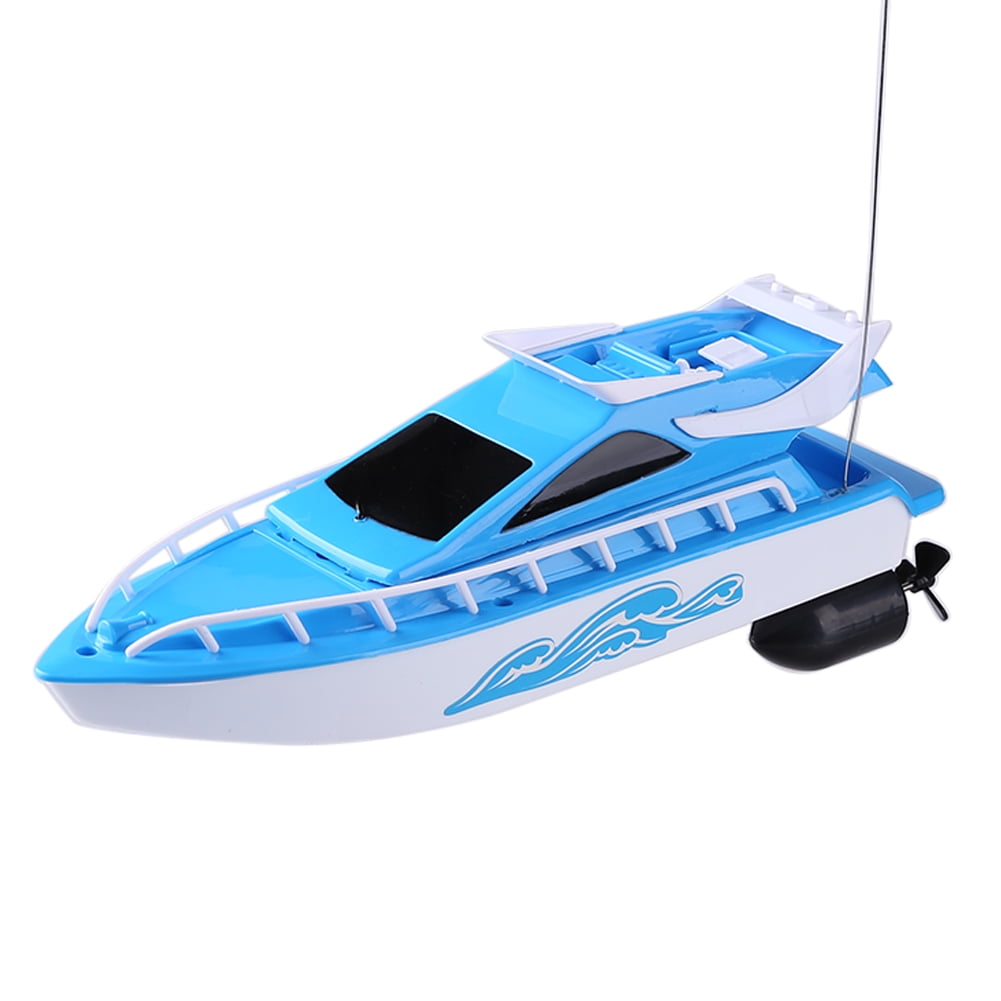 sufrir crecimiento Joya Tiyuyo Mini Remote Control Boat High Speed Rowing Ship Water Speedboat Toy  (Blue) - Walmart.com
