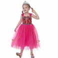 thumbnail image 1 of Vestido de princesa Jasmine para niñas, disfraz de Aladdín, trajes de tul tradicionales árabes para Halloween, juego de rol Fivean unisex, 1 of 2