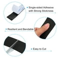 thumbnail image 4 of Uxcell 1-3/4"W x 1/8"T x 16.4Ft EVA Single Sided Foam Tape, Black 2Pcs, 4 of 6