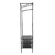 thumbnail image 4 of 3-Tier Clothing Rack 1Set Black Iron for Storage Use Rack with Strong Holding Capacity, 4 of 4
