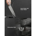 thumbnail image 4 of FOHERE 14-Piece Knife Block Set with 5 x Sharpeners, Unique Waved Pattern & Non Slip Stainless Steel Knife Handle, 4 of 9