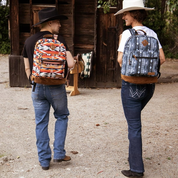 Mochila Wrangler Yellowstone, robusta, resistente al agua, retro