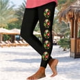 thumbnail image 2 of DDAPJ pyju Easter Day Graphic Soft Leggings for Women High Waisted Yoga Pants Buttery Soft Stretchy Workout Leggings Tights Red XXXL, 2 of 6