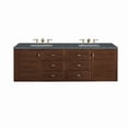 thumbnail image 2 of James Martin Vanities 670-V72-WLT-3PBL Amberly 72" Double Basin Wood Vanity Set -, 2 of 2