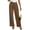 Brown, variant on Women's Wide Leg Dress Pants 2026 Spring Summer High Waisted Business Casual Palazzo Pants Work Office Slacks Trousers Beige M