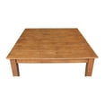 thumbnail image 3 of 36 x 36 in. Solid Wood Dining Table with Shaker Styled Legs - Distressed Oak, 3 of 6