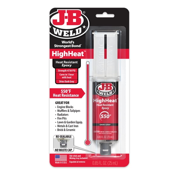 J-B Weld HighHeat Syringe Epoxy- 25 ml