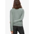 thumbnail image 2 of Ellos Plus Size Lightweight Fine Knit Relaxed V-Neck Boxy Cardigan, 2 of 6