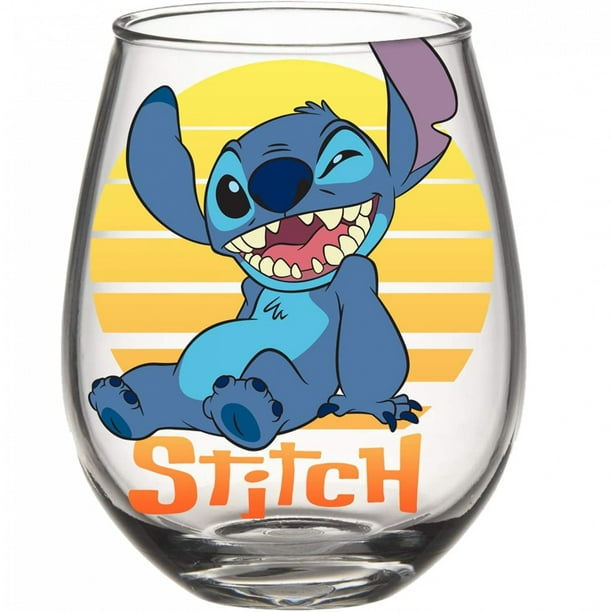 Verre à vin sans pied Disney Lilo & Stitch