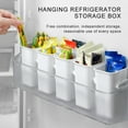 2piece Fridge Organizer, Mini Refrigerator Storage Box, Pull Out