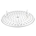 thumbnail image 2 of REGALWOVEN Kitchen Stainless Steel Steaming Rack Tray Stand Cooker Silver Tone 28cm Diameter, 2 of 3