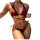 thumbnail image 1 of Conjunto de bikini de vendaje sólido cómodo para mujer Push-Up Pad Traje de baño Traje de baño Ropa de playa OAVQHLG3B Store lin121212, 1 of 4