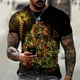 thumbnail image 3 of Camiseta de Mardi Gras para hombre y niño, disfraz de Papá Noel con estampado 3d, árbol de Navidad, atmósfera de muñeco de nieve, Top fino informal de calle de verano, 3 of 4