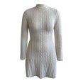 thumbnail image 1 of Vestido George Talla M Trenzado Blanco, 1 of 4
