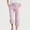 Pink, variant on ITSAME Casual Pants for Girls, High Waist Striped Print Drawstring Fashion Casual Cotton Linen Pants Black 12T