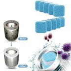 10/Pack Heavy-Duty Deep Clean and Deodorize Washing Machine Cleaner Laundry Supplies Best for Front Load And Top Load Washers