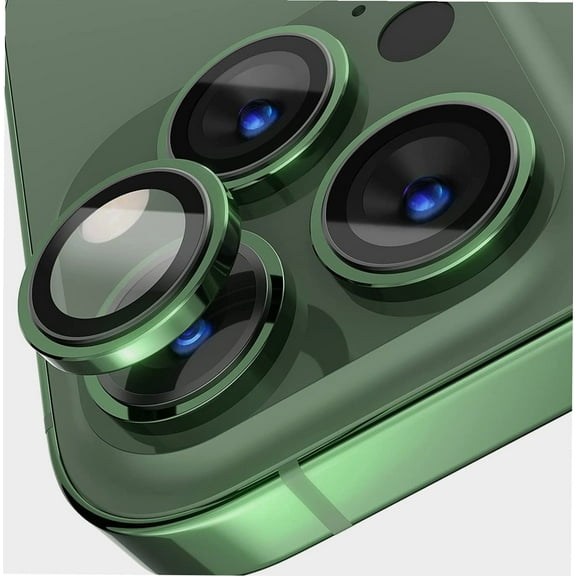 for iPhone 13 Pro Max/Pro Camera Lens Screen Protector-Be the Original Camera Lens Color\u2014 Durable Anti Scratch Tempered Glass Film Cover for iPhone 13 Pro/Pro Max, Alpine Green