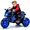 Spider - Blue, variant on Spider Kids Motorcycle Ride On Toy,3.2 MPH,100 LB Capacity, Dual 390 Motors