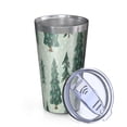 thumbnail image 2 of 16oz Tumblers Light Green Christmas Tree Pattern Stainless Steel Vacuum Insulated Double Wall Travel Tumbler Cups Mug with Lid and Straw,Cleaning Brush for Coffee,Tea, 2 of 4