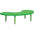 thumbnail image 1 of Rosebery Kids Plastic/Steel Adjustable Activity Table in Green, 1 of 5