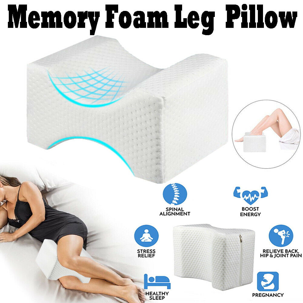 Sciatica Nerve Pain Relief Knee Pillow Hip Leg sleep Memory Foam orthopedic back 