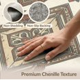thumbnail image 6 of ODIKA Boho Interlocking Hallway Softly Worn Geometric Hallways Flower for Bedroom, Nursery, RV, Pet Friendly & Kids Safe Bedside, 6 of 7