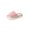 Pink, variant on Women’s Ribbed Fluff Slip On Slides, Soft Cushioned Anti Slip Indoor Slippers, Vertical Striped Strap Casual House Sandals Pink
