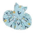 thumbnail image 2 of Greeniant de perro, disfraz de verano y primavera para perros, mono para mascotas, artesanía, ropa práctica para cachorros, hermosa rosa XS Ropa para mascotas Ipomoea Nil Azul S Greeniant PT003839-27, 2 of 6
