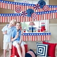 thumbnail image 4 of 2 Pcs 4th of July Patriotic Tinsel Banner,Red White Blue Star Fringe Garland,Shiny Tassel Banner for Independence Day,Memorial Day,Party,Home,Yard,Fence Doorway,Banister Decor, 4 of 6
