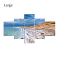 thumbnail image 1 of Pinturas al óleo playa paisaje marino puesta de sol árbol pintura decorativa núcleo lienzo cuadro de arte de pared, A-4, 30x40cm 5 Piezas Vogacara HA004646-04, 1 of 6
