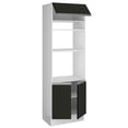 thumbnail image 4 of Despensero Alacena Multiuso Organizador Madesa 3 Puertas Blanco/Negro, 4 of 5