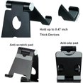 thumbnail image 5 of Support de Cellulaire Pliable, Support de Téléphone Mobile Mains Libres pour Bureau avec Angle de Vue Réglable, Support de Cellulaire Bien Fait, 5 of 5
