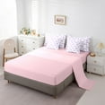 thumbnail image 5 of Manfei Teens Girls Cute Bow-Tie 7-Piece Bedding Comforter Set,Dreamy Princess Bowknot King Bedding Sets,Polka Dots Ultra Soft Bed Sheets,Ultra Soft Home Decor,Reversible, 5 of 8