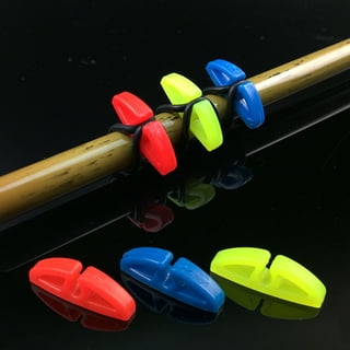 SPRING PARK 5 Pcs Fishing Rod Hook Keeper with 10 Pcs Rubber Safe Lures  Rings Fishing Lure Bait Holder Small Fishing Tools Easy Adjustable Plastic Fishing  Pole Hook Keeper 