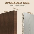 thumbnail image 6 of Fairy Bathroom Floating Shelves, 4 Tiers 15.8in Rustic Wood Wall Decor for Bathroom, Kitchen, Living Room, Rustic Brown, 6 of 6