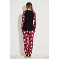 thumbnail image 5 of Avidlove Women Christms Pajama Sets Jogger Long Sleeve Print Tops and Jogger Pajama Pants Soft Pjs Sleepwear, 5 of 6
