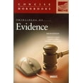 thumbnail image 1 of Pre-Owned Principles of Evidence (Concise Hornbook Series) (Paperback) 0314279954 9780314279958, 1 of 1