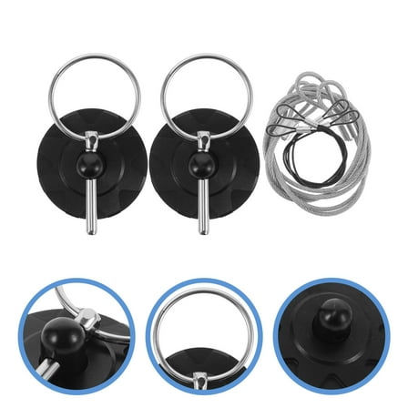 FUTUREORYY Hood Pin Kit 1Sets Black CNC Aluminum Universal Hood Latch for Vehicle Exterior Enhancement