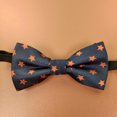 thumbnail image 1 of Pajarita de poliéster a rayas con puntos polares para estudiantes, niños pequeños, corbata de lazo, accesorios para cuello, 1 of 6